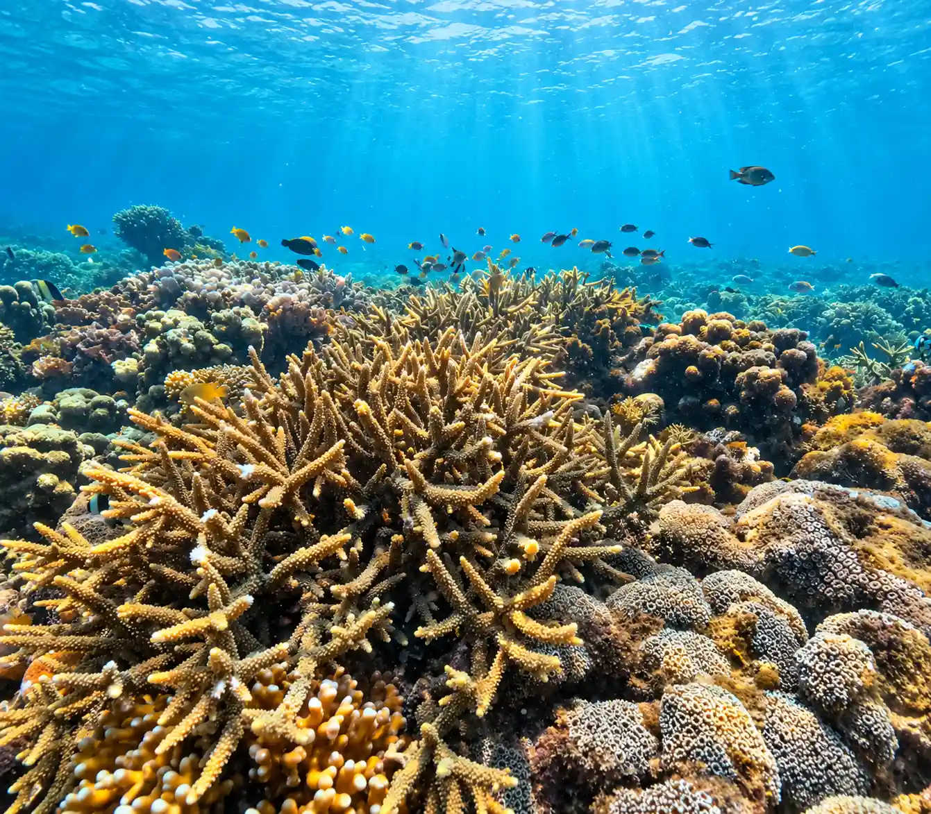Snorkeling underwater in Lombok