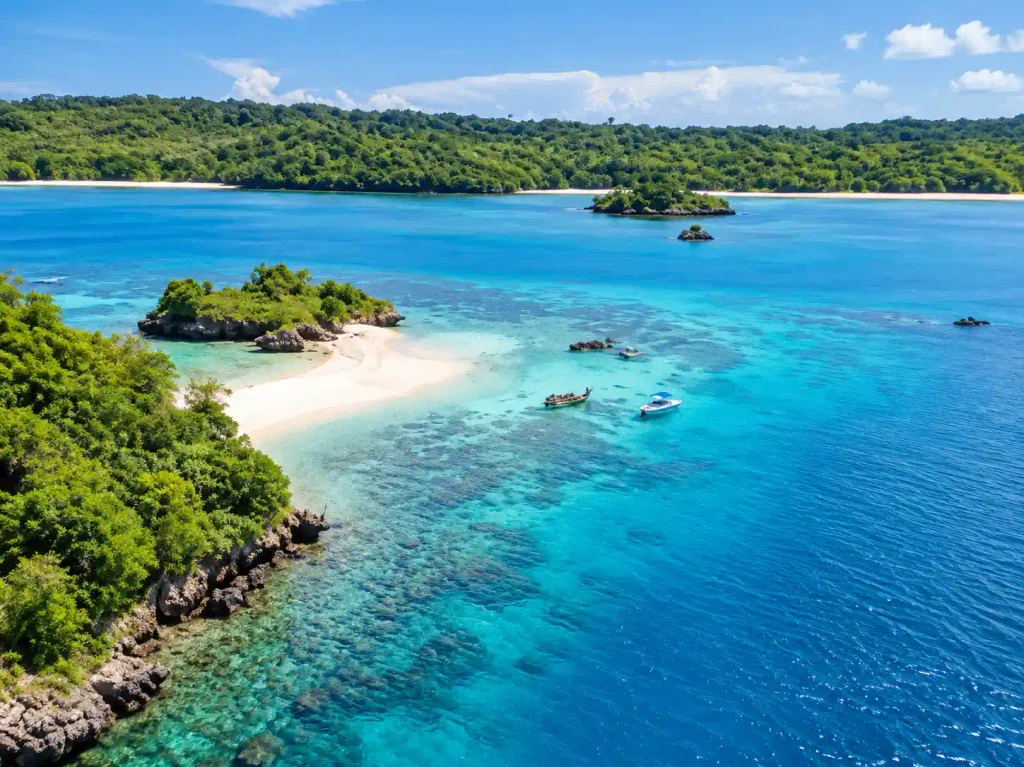 Snorkeling in the tropical waters of East Lombok